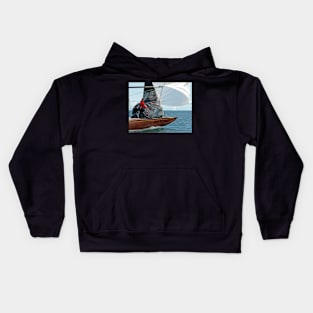 On The Bow of Norseman Kids Hoodie